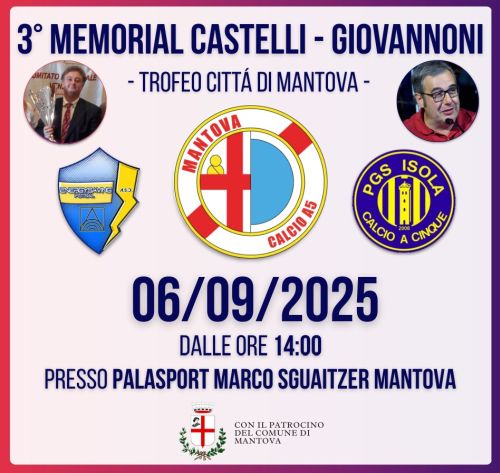 Al PalaSguaitzer i Memorial Castelli-Giovannoni, fratelli Pasolini e Sguaitzer