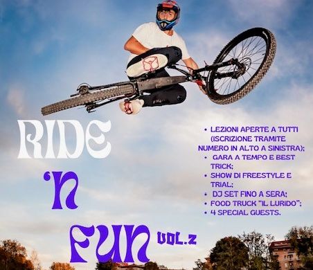 Domenica 22 giugno “Ride ‘N Fun”, Pump Track a Valletta Valsecchi 