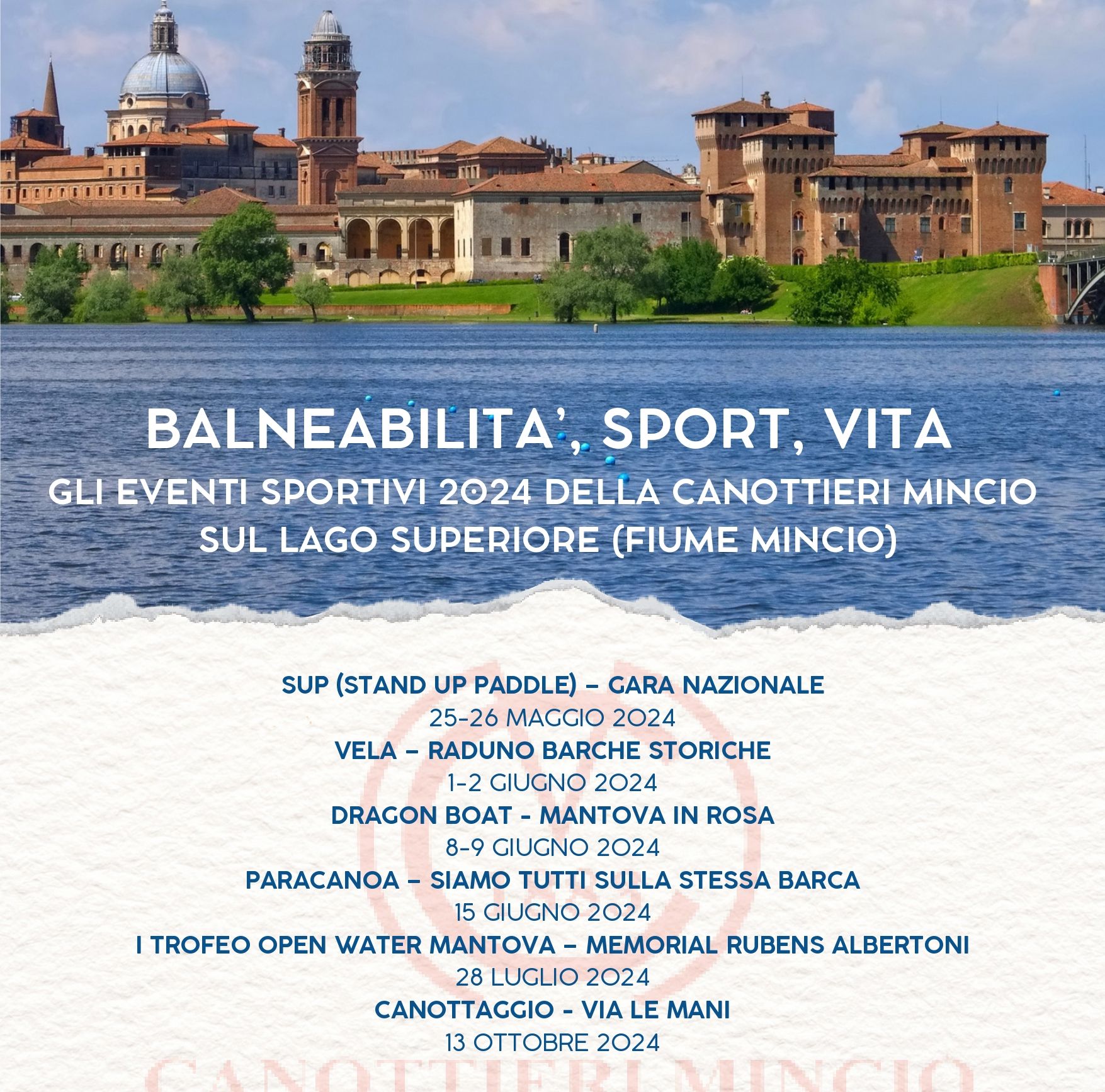 "Balneabilità, sport, vita", tanti eventi sul Lago Superiore 