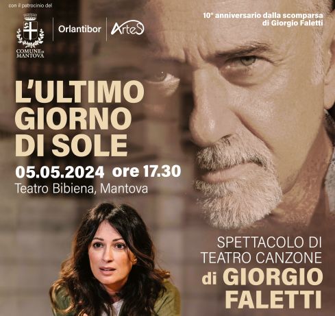 Al Bibiena “L’ultimo giorno di sole” di Giorgio Faletti con Chiara Buratti