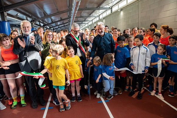 Inaugurato il rettifilo al coperto del campo scuola “Tazio Nuvolari”