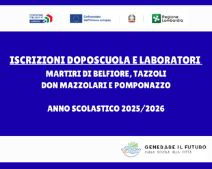 Doposcuola e Laboratori Generare Futuro a.s. 2025/2026