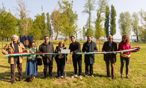 Piantumate ed inaugurate tre querce al Parco di Belfiore 
