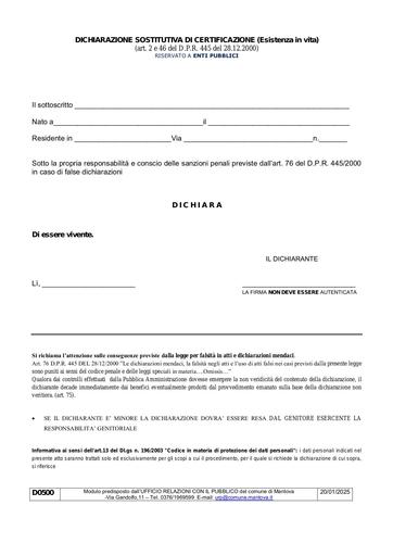 Esistenza in vita