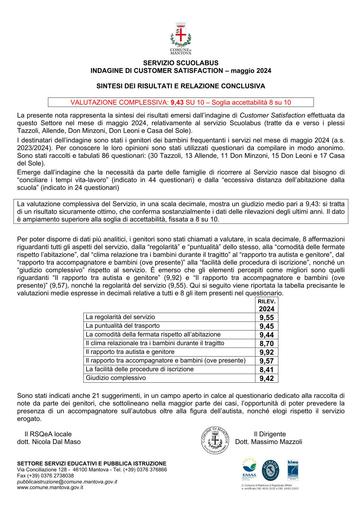 Customer Trasporto 2024