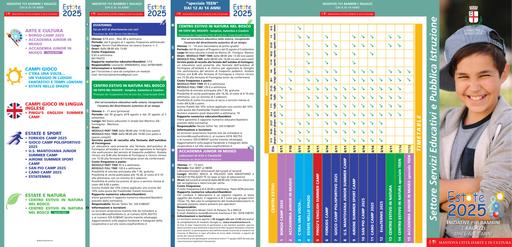 Brochure Estate Ragazzi 6-14 anni 2025
